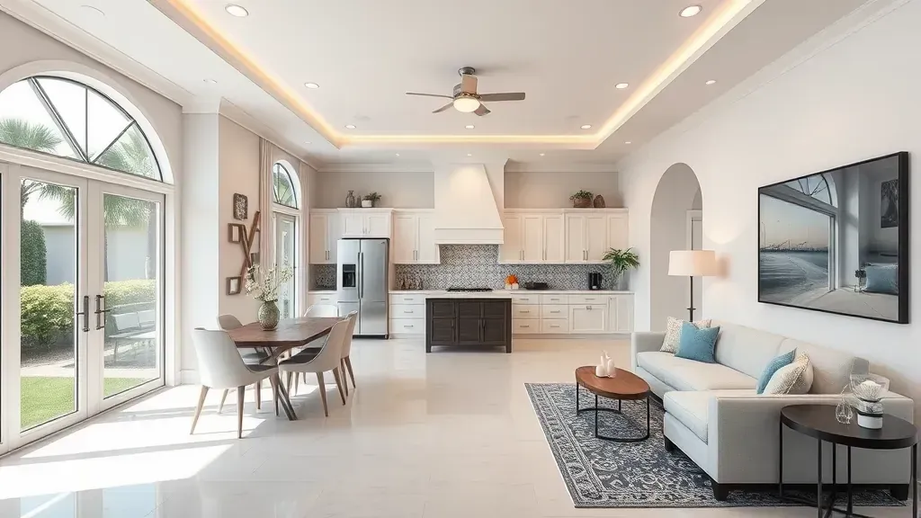 Whole-Home Remodeling in Royal Palm Beach, FL, showcasing modern design and vibrant living spaces.