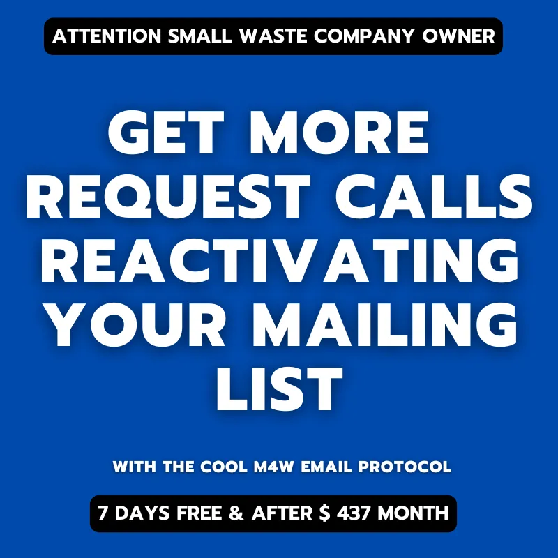 Small Waste Companies Email Marketing