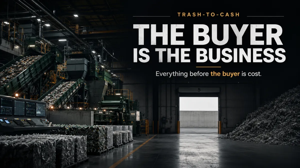 The Recycling Plant Isn't the Business. The Buyer Is.