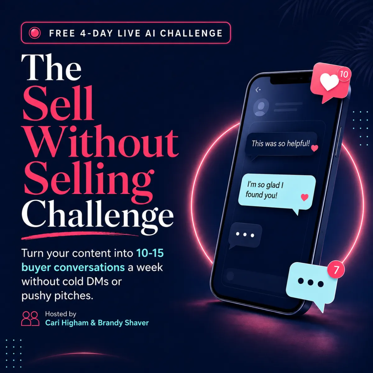How to sell without being salesy