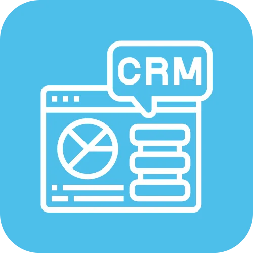 CRM Customer Relationship Management system icon
