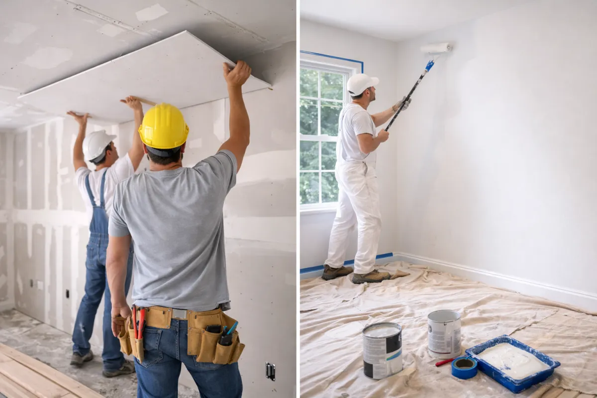 Clean drywall installation and interior painting for new construction and remodels. in Kirkland