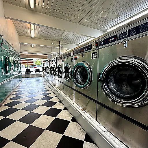 The Laundry Room counter and laundry machines in Kelowna
