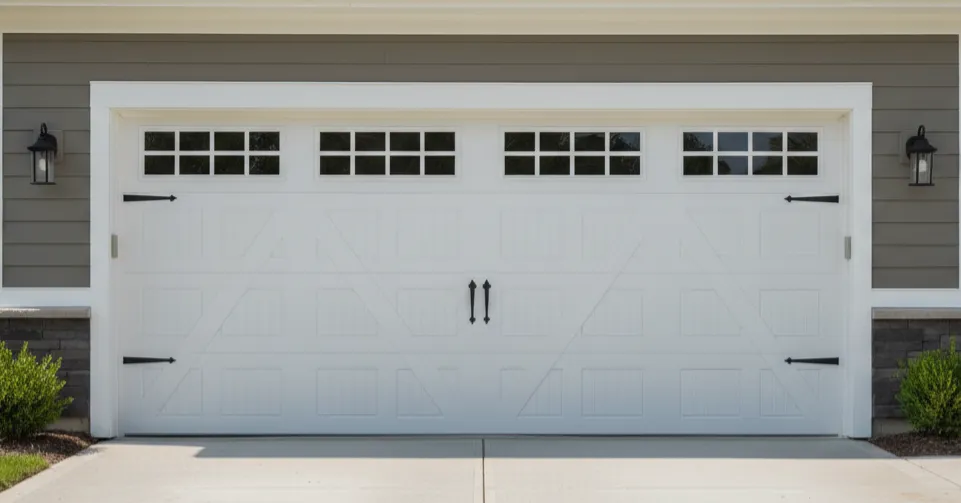 New garage door installation