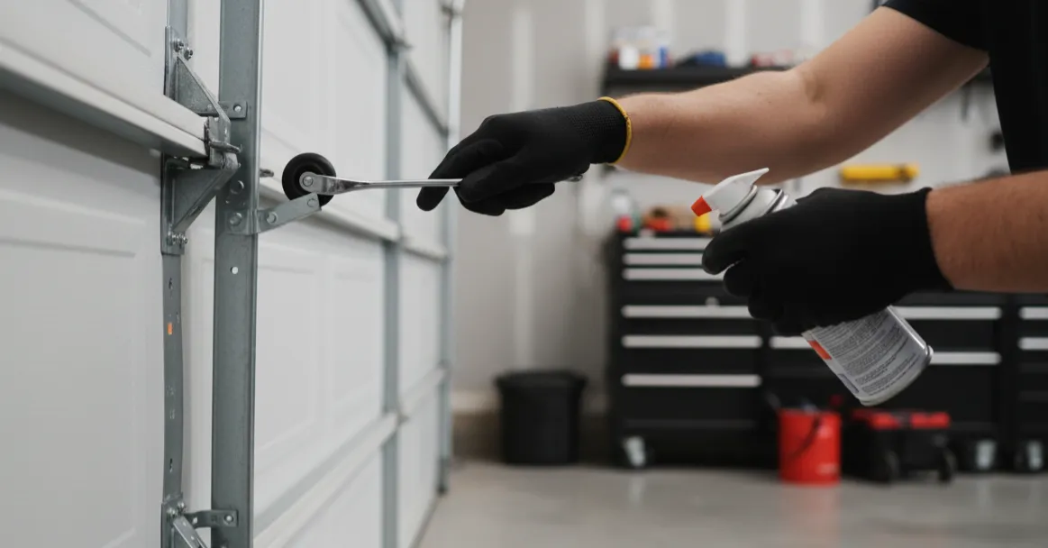 Garage door repair service