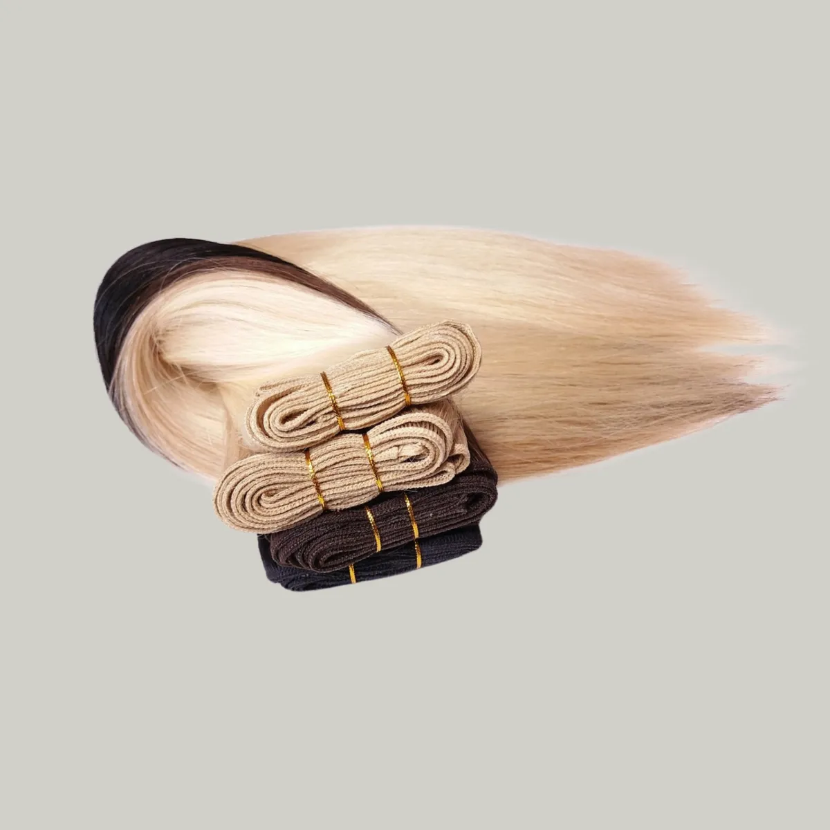 Hand-tied hair extenstions