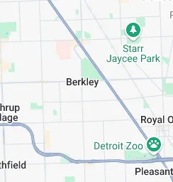 Google map of the berkley michigan area