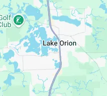 Google map of lake orion, michigan 