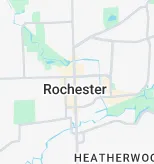 Google map of rochester, michigan