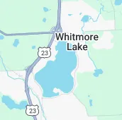 Google map of whitmore lake, michigan