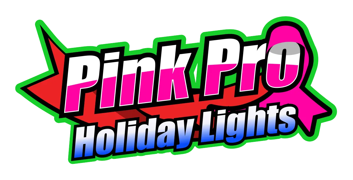 Pink Pro Holiday Lights Logo