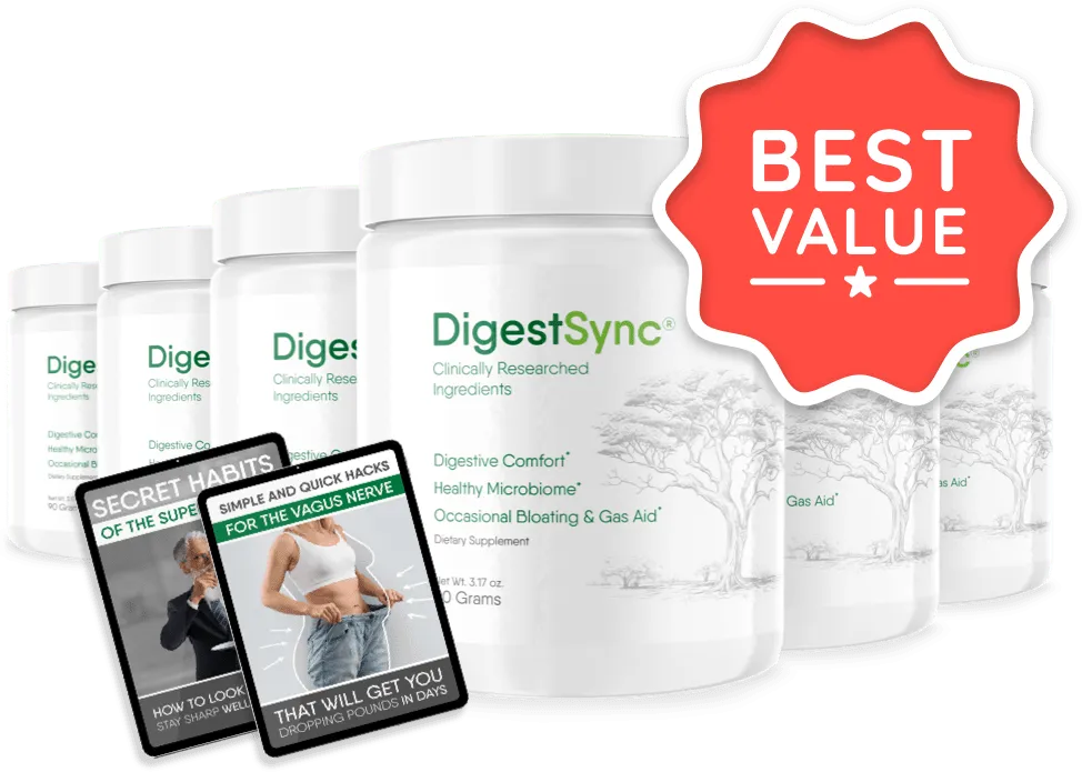 Digestsync 6 bottles plus bonuses