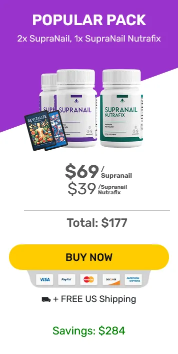 $69 per bottle price for 2 supranail bottles plus $39 per bottle of 1 supranail nutrafix