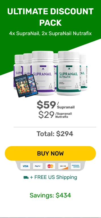 $59 per bottle price for 3 supranail bottles plus $29 per bottle of 3 supranail nutrafix