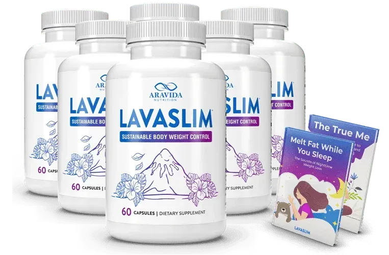 lavaslim6 bottles with bonuses