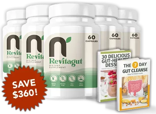 revitagut 6 bottles with bonuses