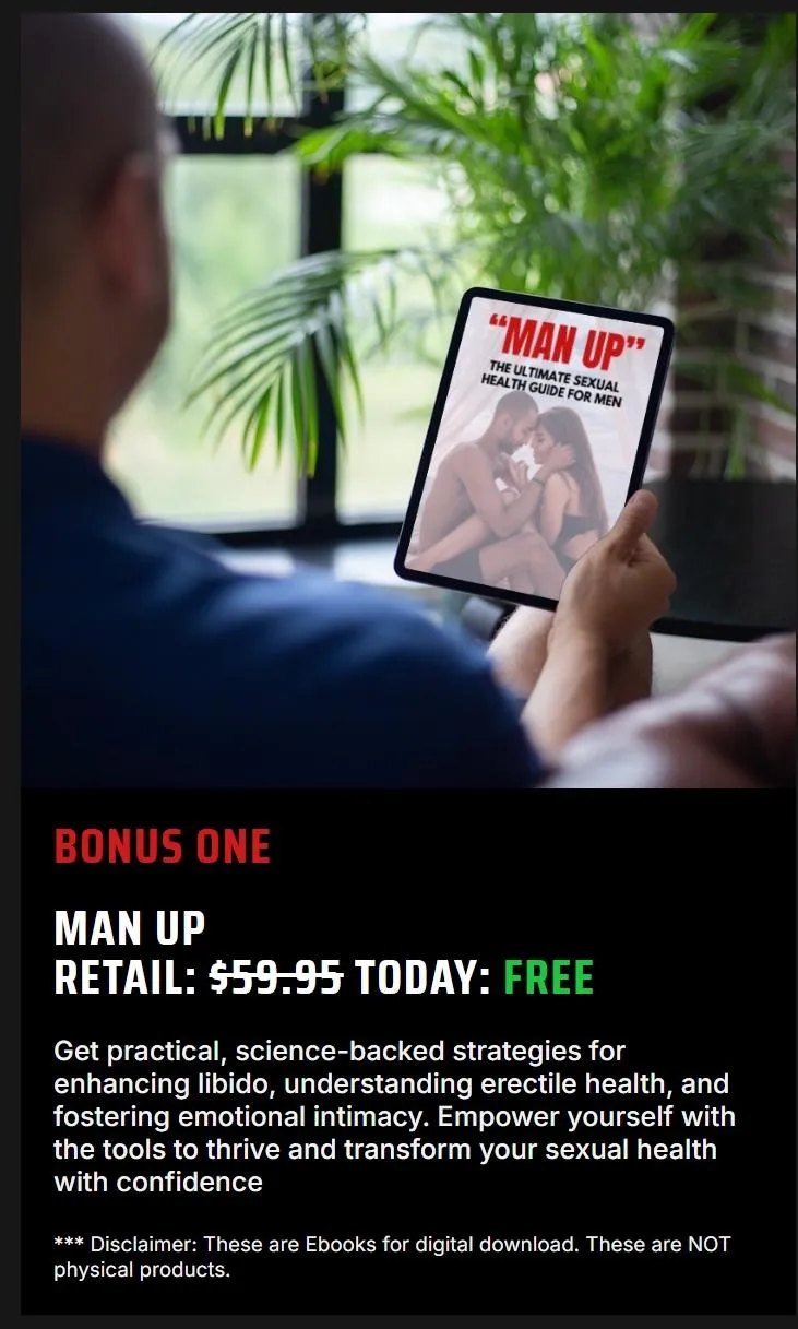 BONUS #1 - MAN UP