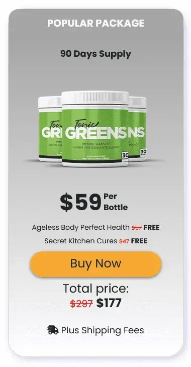 $59 per bottle price of 3 bottle with bonuses
