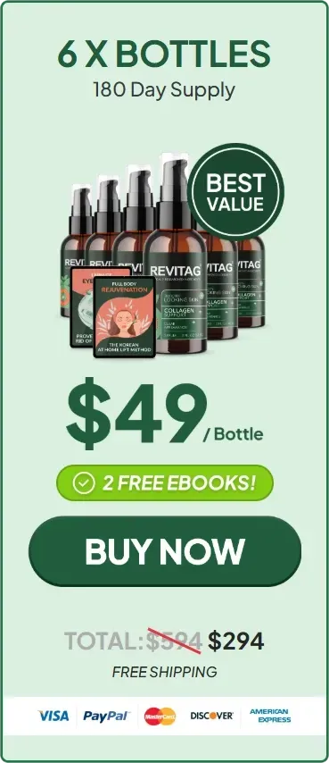 $49 per bottle price for 6 bottle with 2 bonues