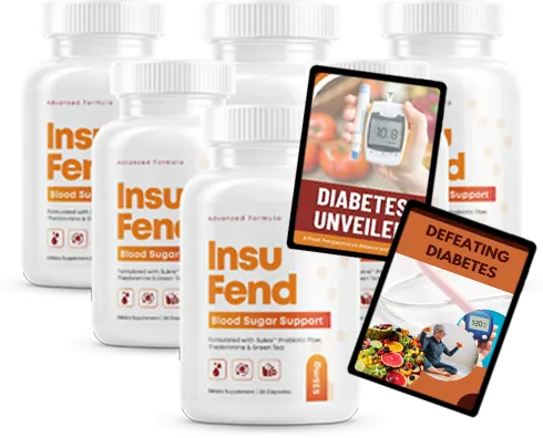 InsuFend 6 bottles with 2 free bonuses