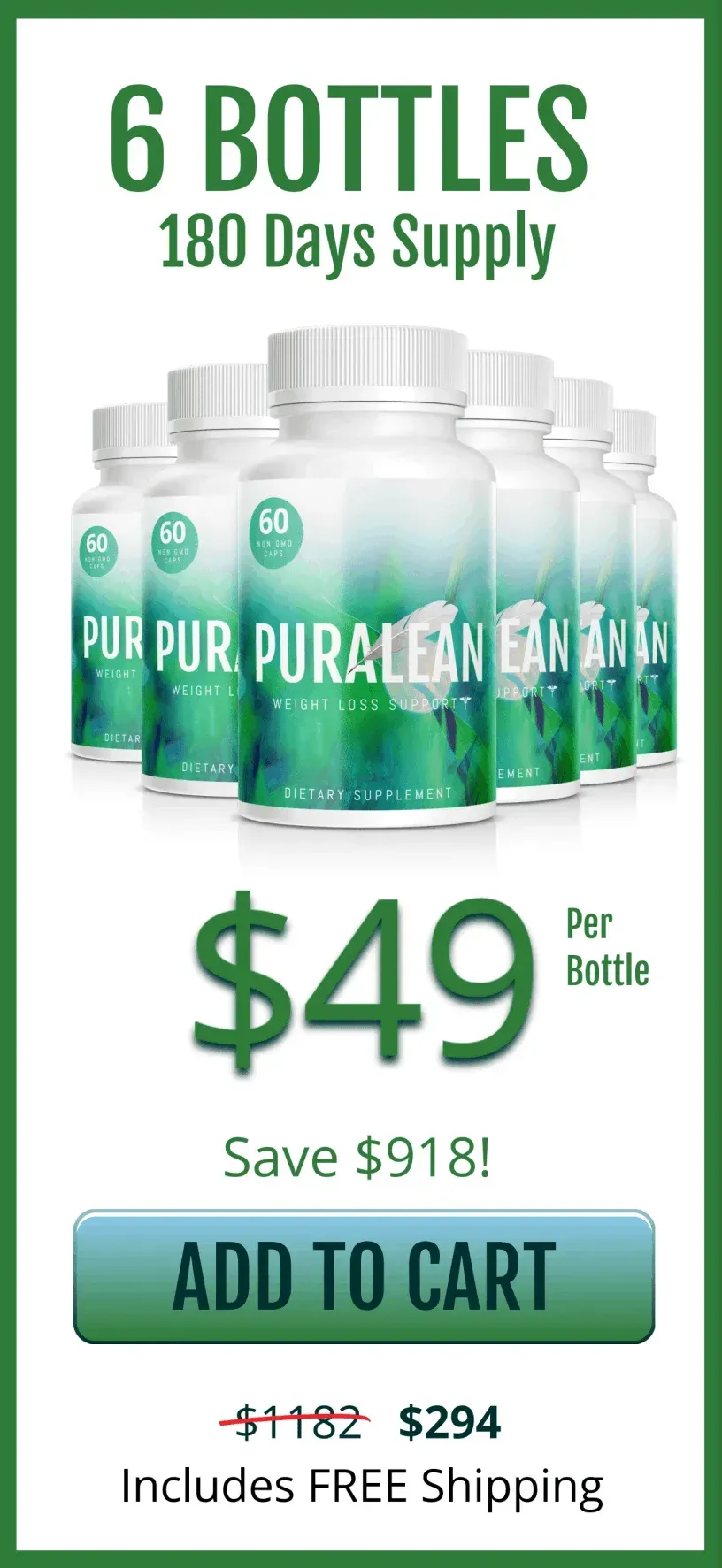 $49 per bottle price for 6 bottle