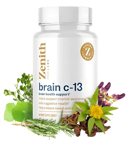 Brain c-13 1 bottle with ingredients