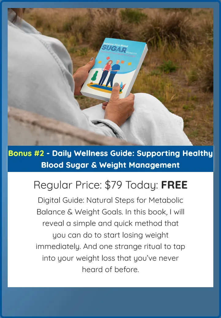 Bonus #2 - Daily Wellness Guide: Supporting Healthy Blood Sugar & Weight Management