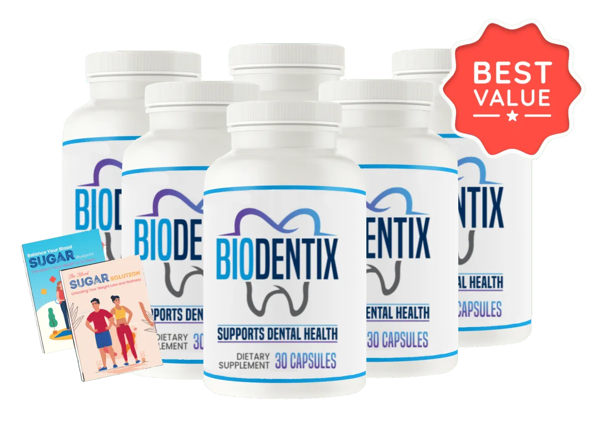 BIODENTIX  6 bottles plus bonuses
