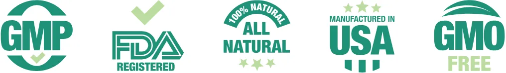 GMP cerrtified, FDA recommende,100% natural ad GMO free certficates