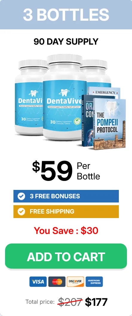 $59 per bottle price for 3 bottle with bonuses