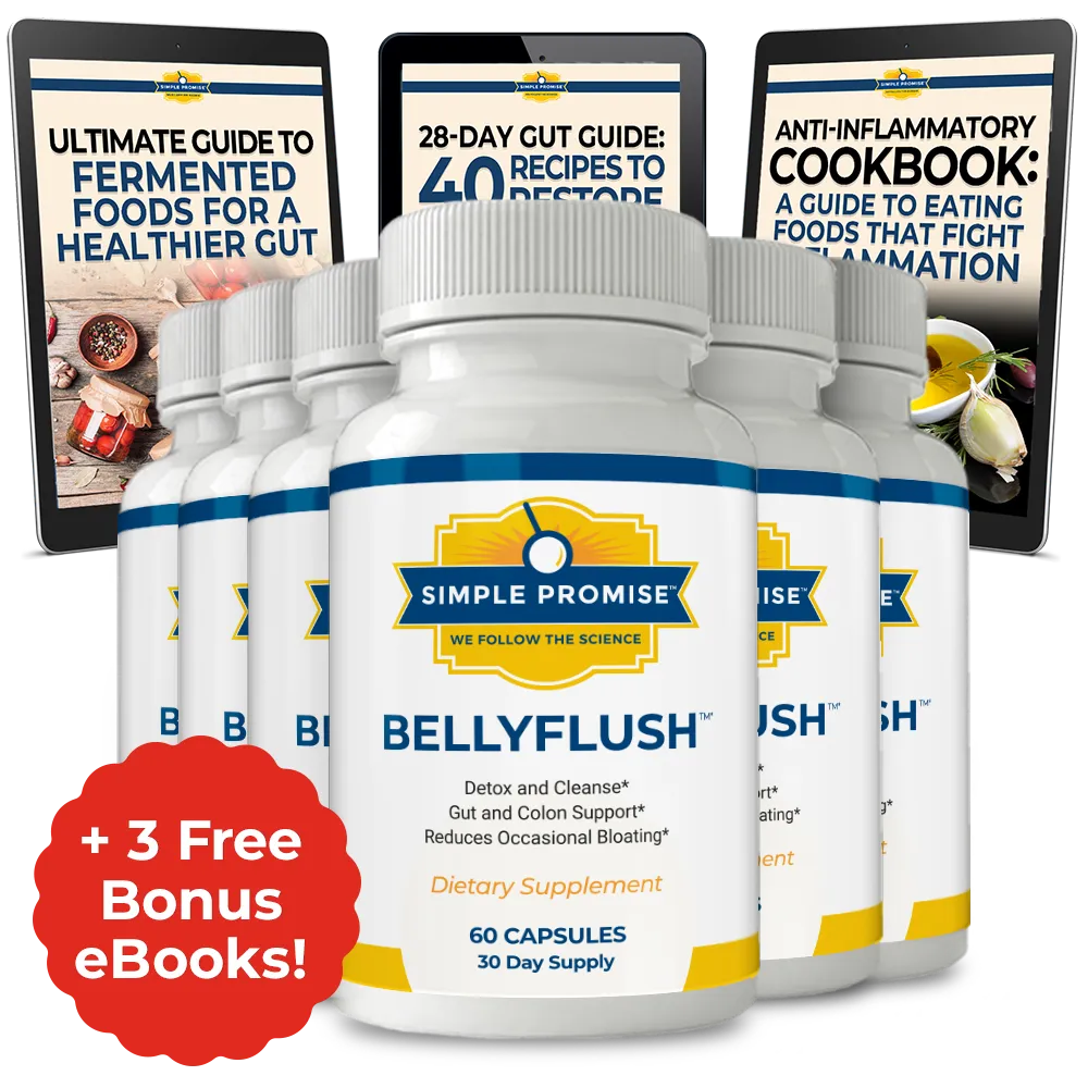 BellyFlush 6 bottles plus bonuses