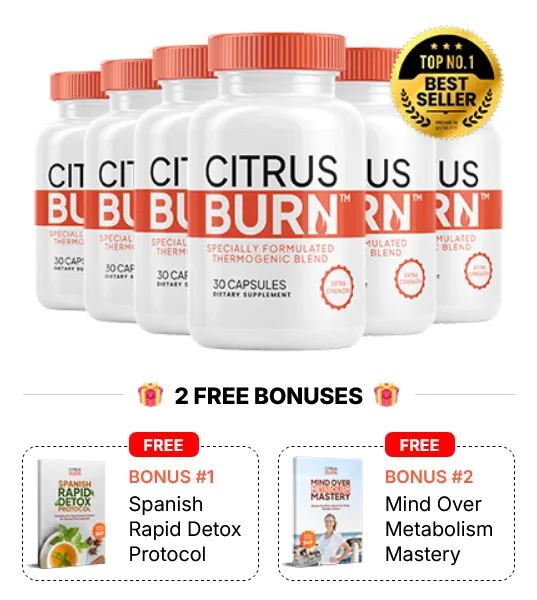 citrusburn bottles and 2 bonuses