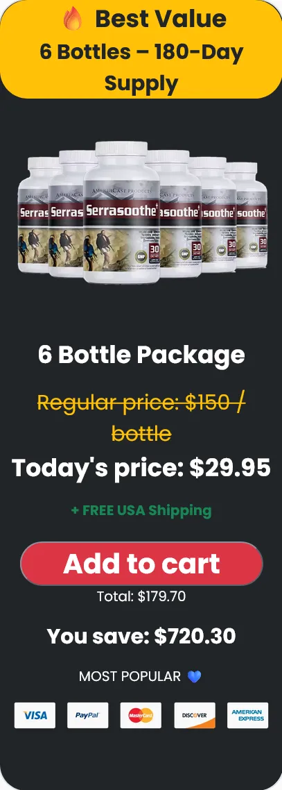 $29.95 per bottle price for 6 bottles