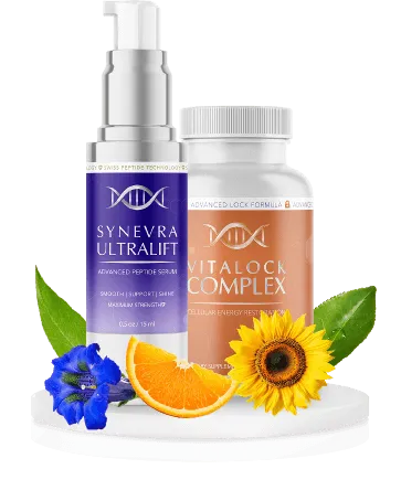 Synevra Ultralift and vitalock complex bottle