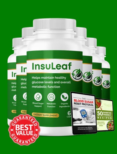 Insuleaf 6 bottles with 3 bonuses