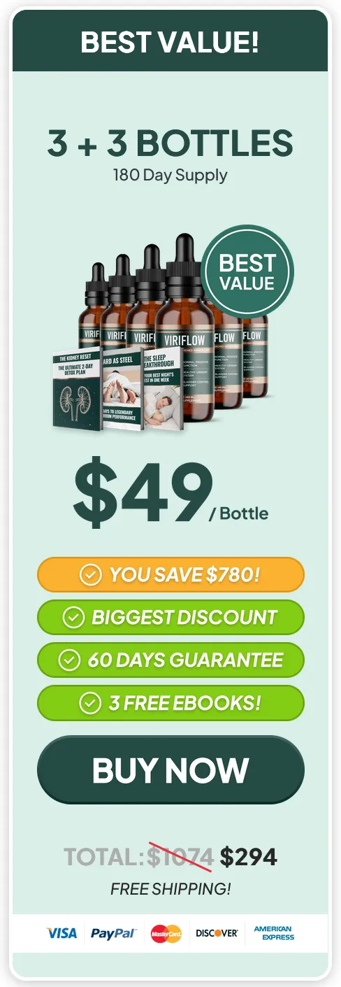 $49 per bottle price for 6 bottles with 2 bonuses