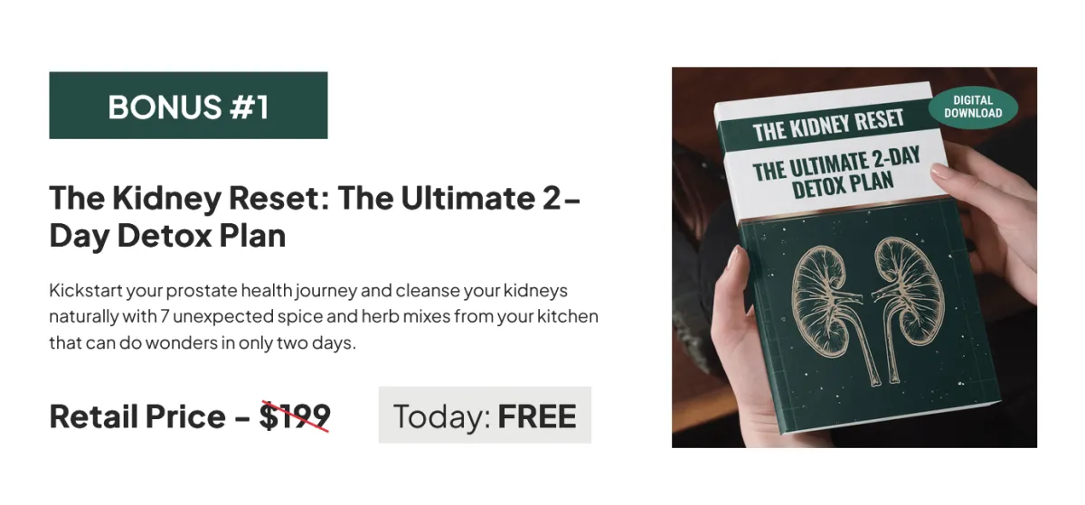 BONUS #1 The Kidney Reset: The Ultimate 2-Day Detox Plan