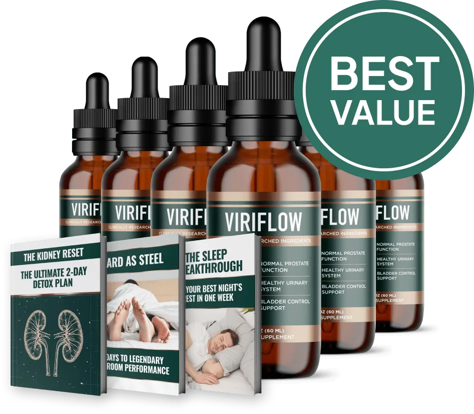 ViriFlow 6 bottles with free bonuses