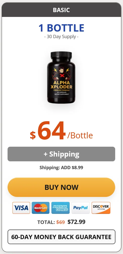 $64 per bottle price for 1 bottle