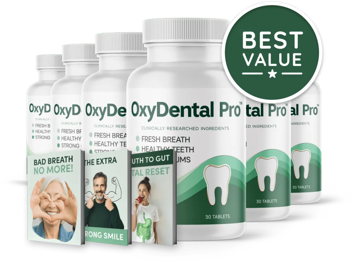 OxyDentalPro 6 bottles plus bonuses