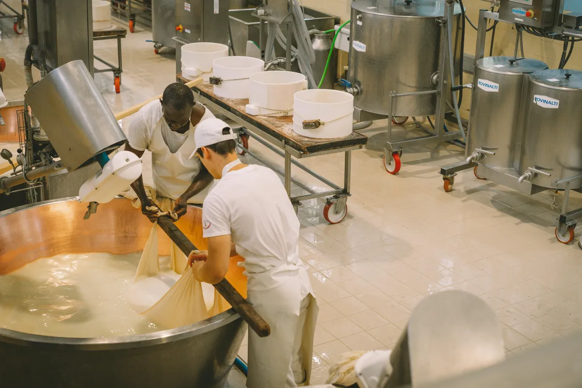 industrial food production kitchen epoxy floor