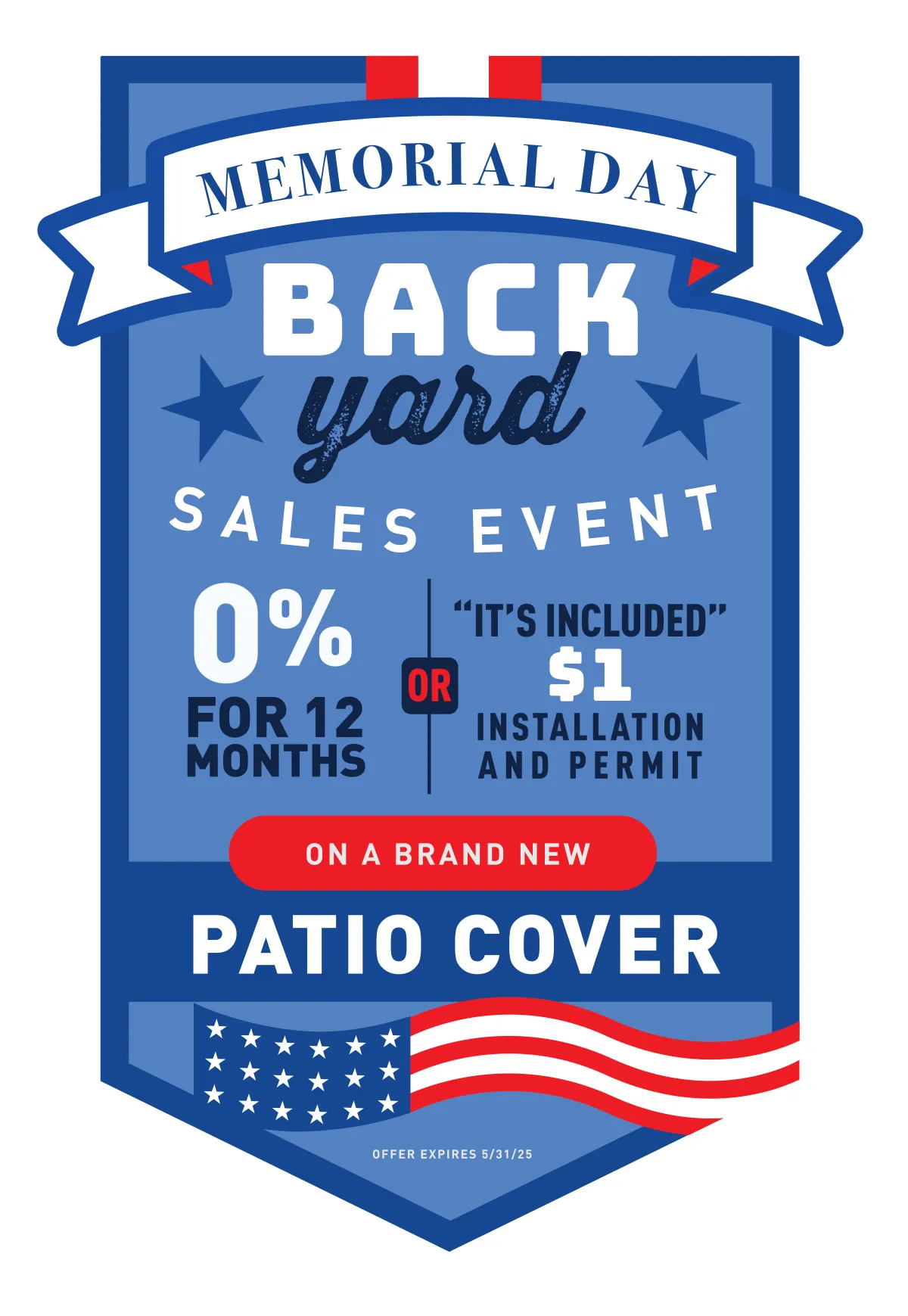 Made in USA Octoberfest Oasis Sales Event 10% off plus 25% off installation or 0% interest and no payments for 12 months* on a brand new Patio Cover. Offer expires 10/31/24 +*See Full Details