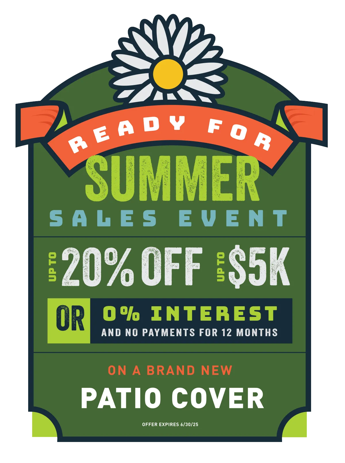 Made in USA Octoberfest Oasis Sales Event 10% off plus 25% off installation or 0% interest and no payments for 12 months* on a brand new Patio Cover. Offer expires 10/31/24 +*See Full Details