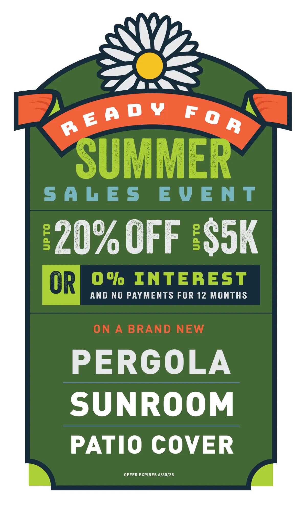 Made in USA Octoberfest Oasis Sales Event 10% off plus 25% off installation or 0% interest and no payments for 12 months* on a brand new Sunroom. Offer expires10/31/24 +*See Full Details