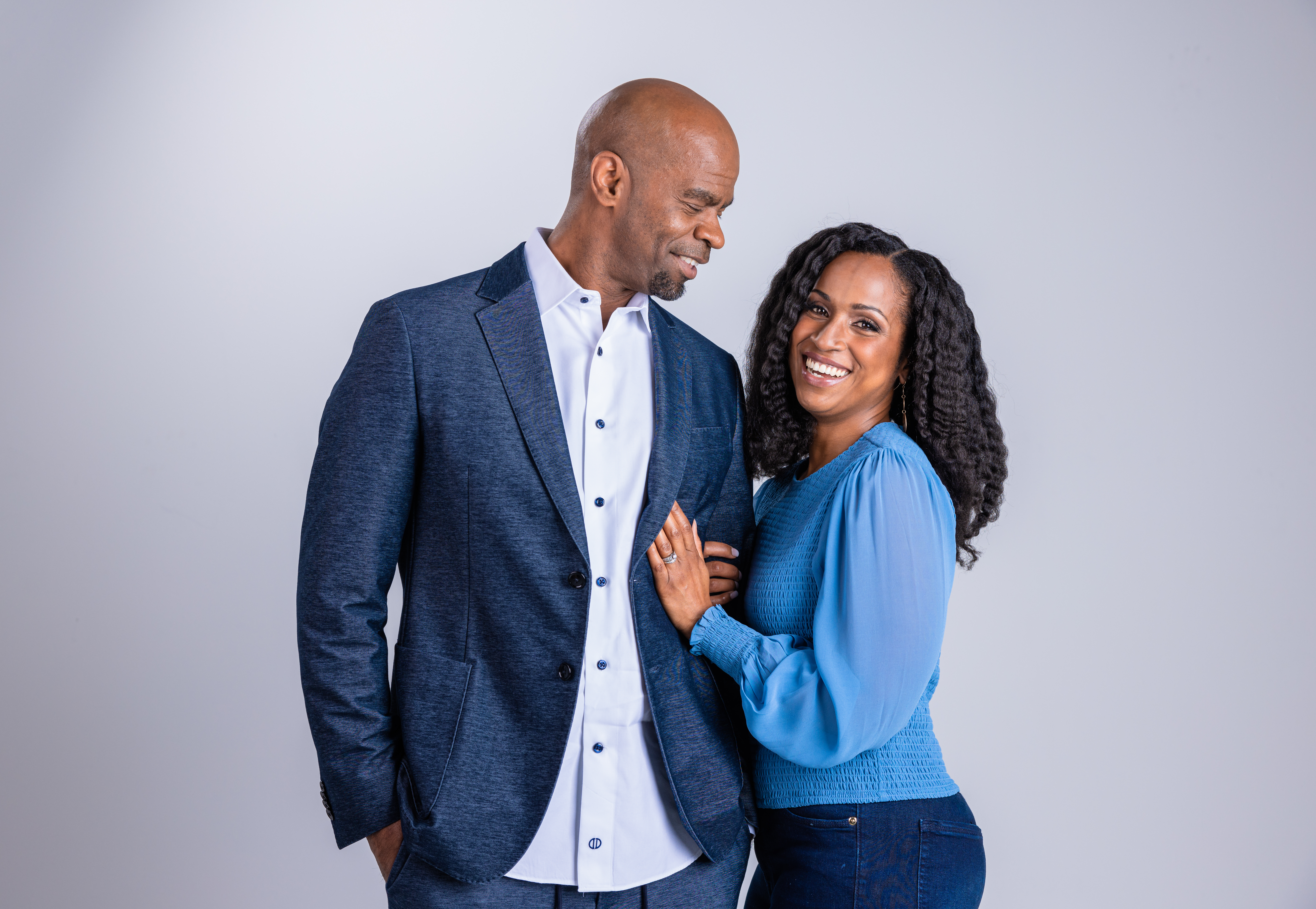 Cinematic portrait of Michael Jr. and Ebony