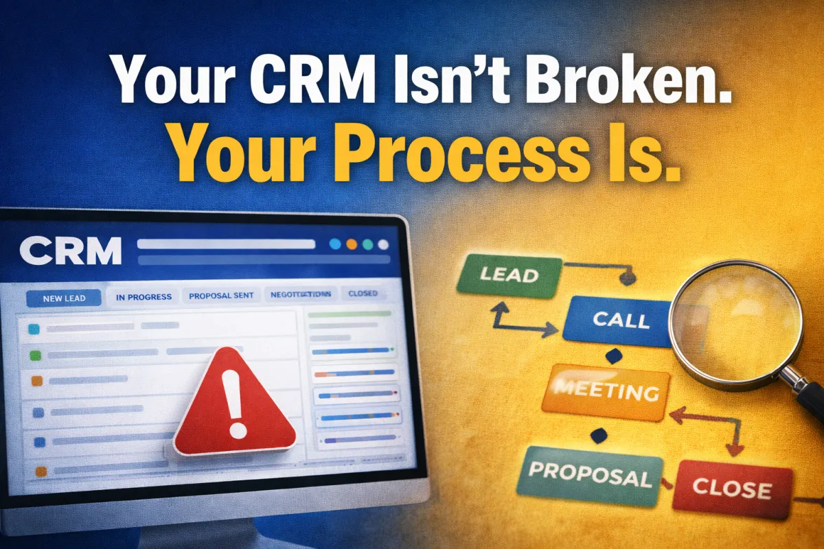 Your CRM Isn't Broken. Your Process Is.