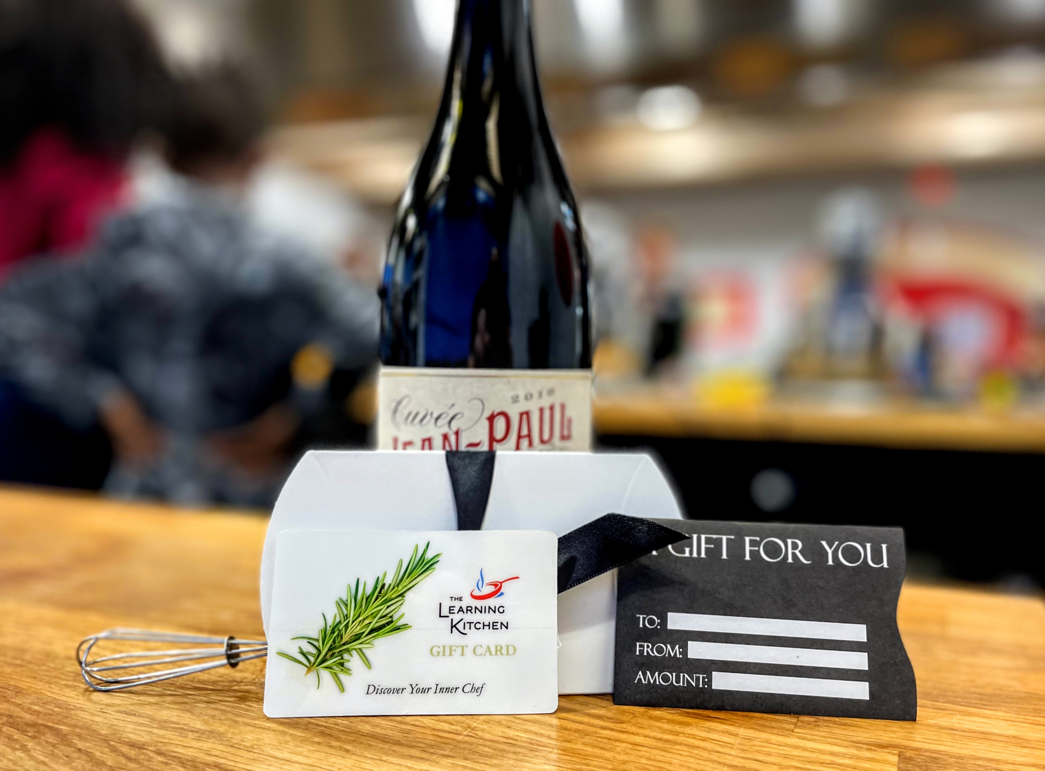 Gift card for cooking classes at The Learning Kitchen