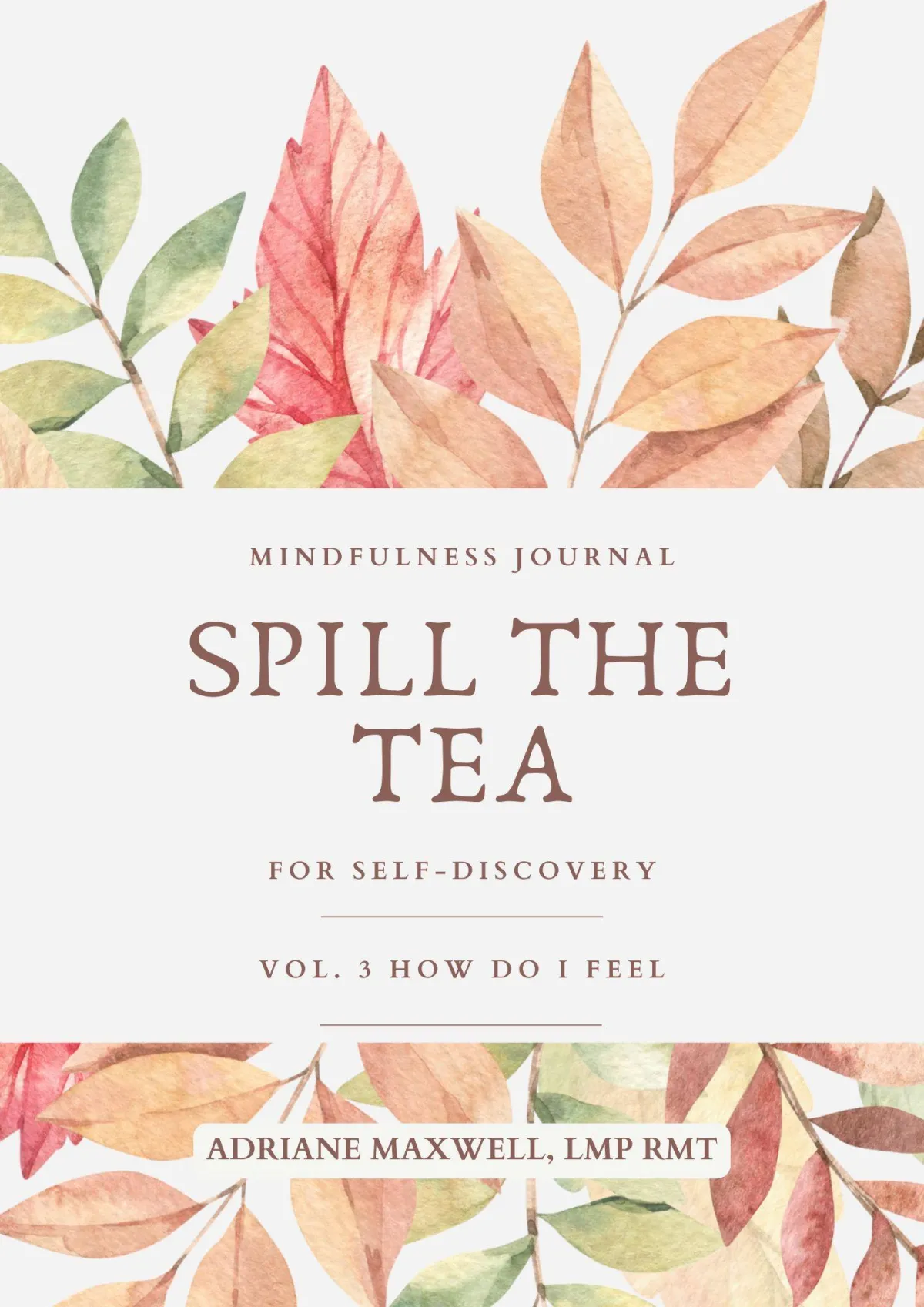 Spill the Tea digital journal series printable