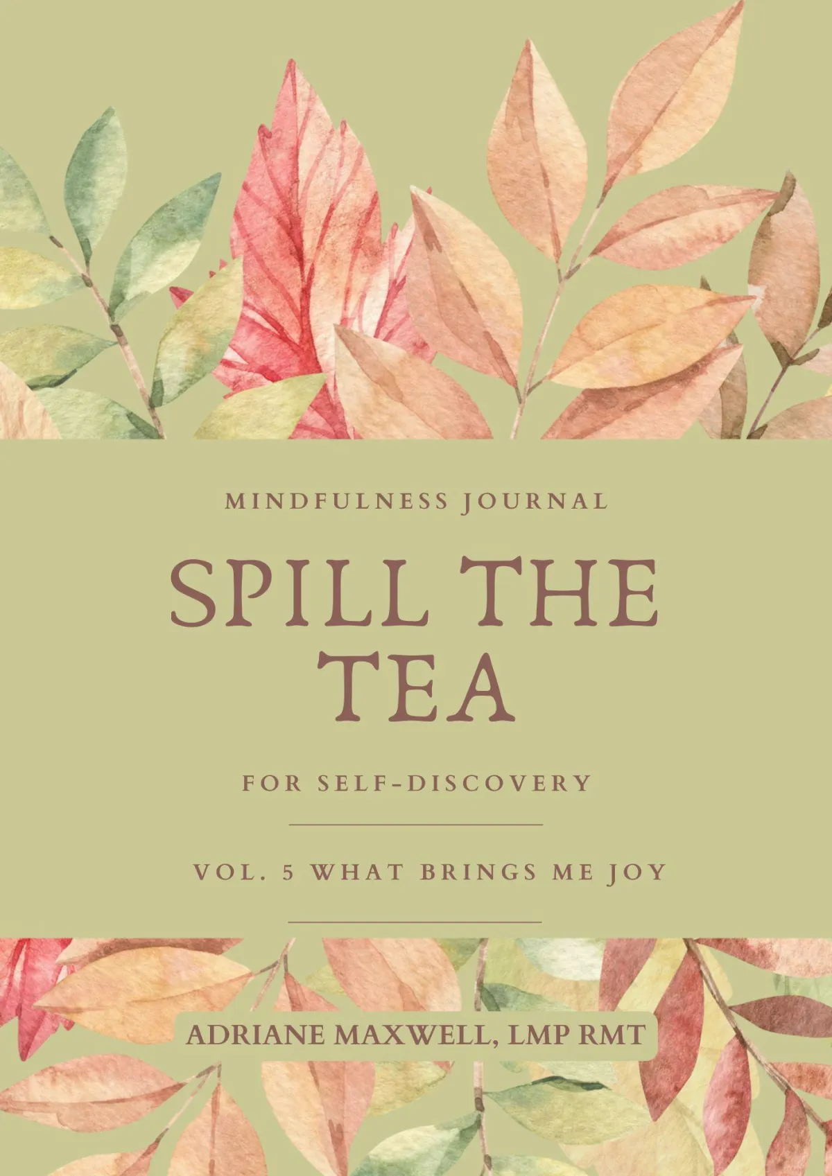 Spill the Tea digital journal series printable