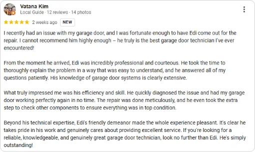 garage door company near me